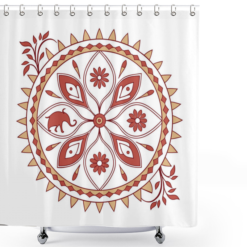 Personality  Traditional Mandala Art In Buddhism And Hinduism,  Shower Curtains