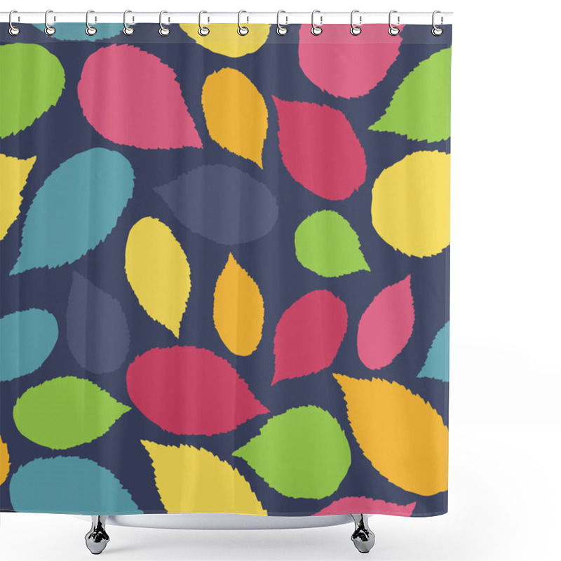 Personality  Autumn Leaf Background Shower Curtains