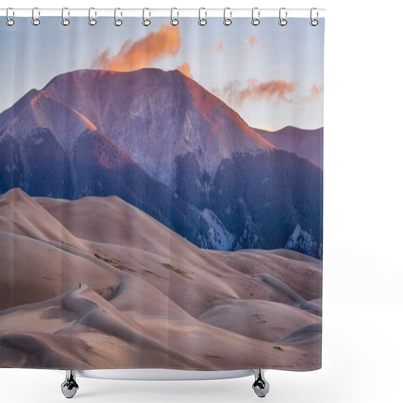 Personality  Great Sand Dunes National Park At Dawn Shower Curtains