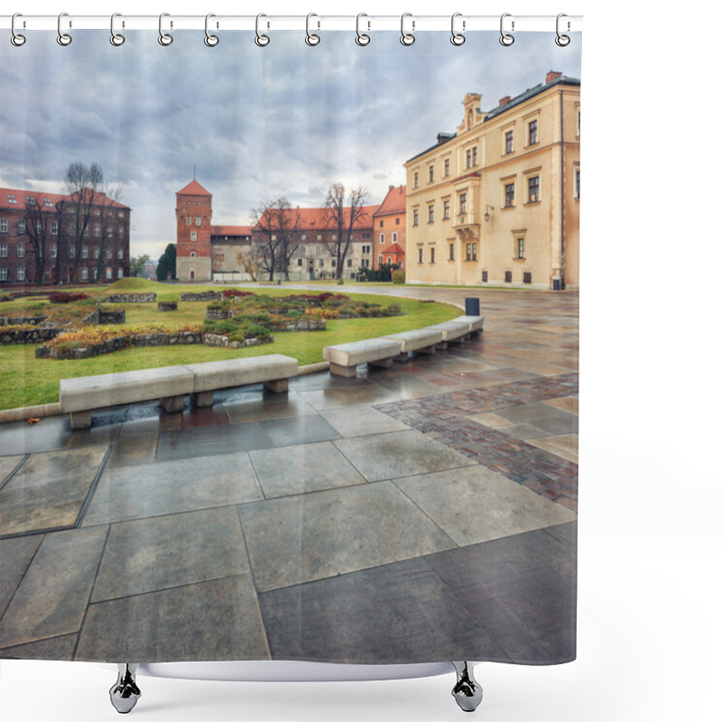 Personality  Krakow Wawel Royal Castle Complex Shower Curtains