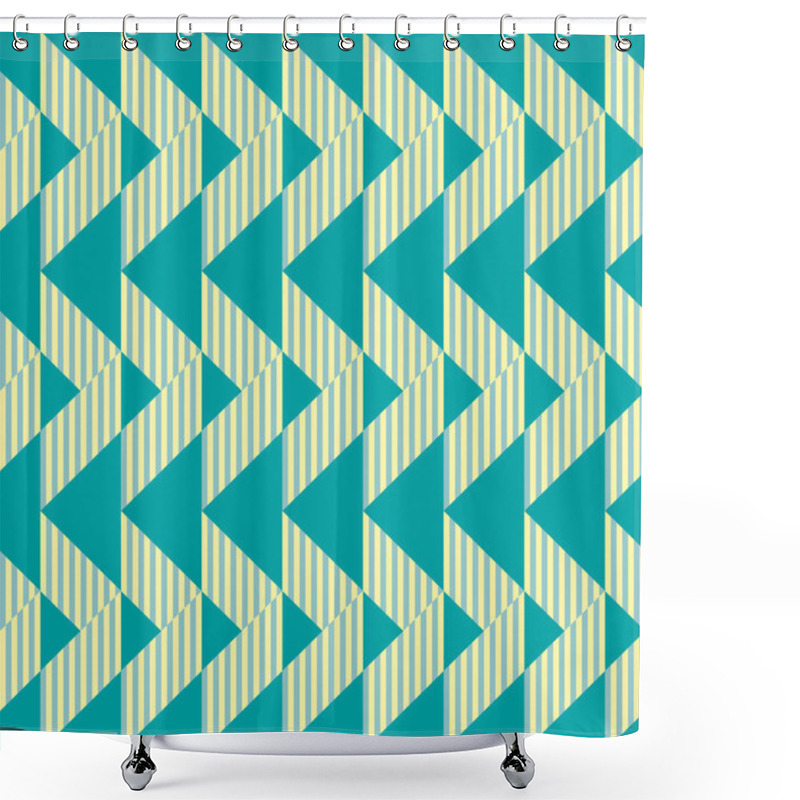 Personality  Geometric Seamless Pattern Background. Shower Curtains