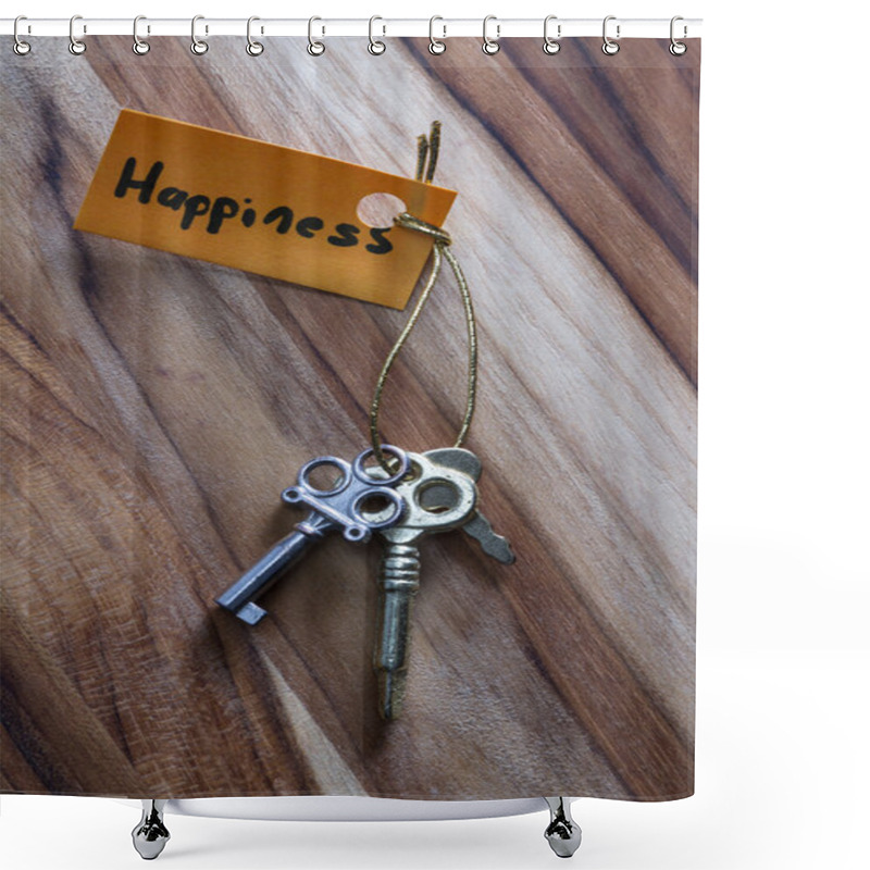 Personality  Secret Keys For Happiness In Life  Shower Curtains