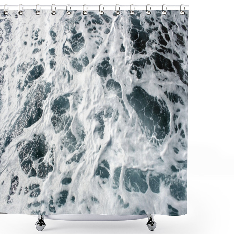 Personality  Suds Of Waves Shower Curtains