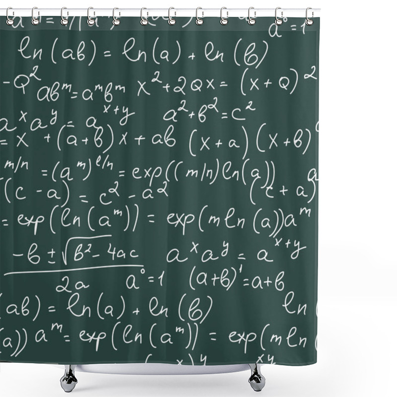 Personality  Math Formulas Shower Curtains