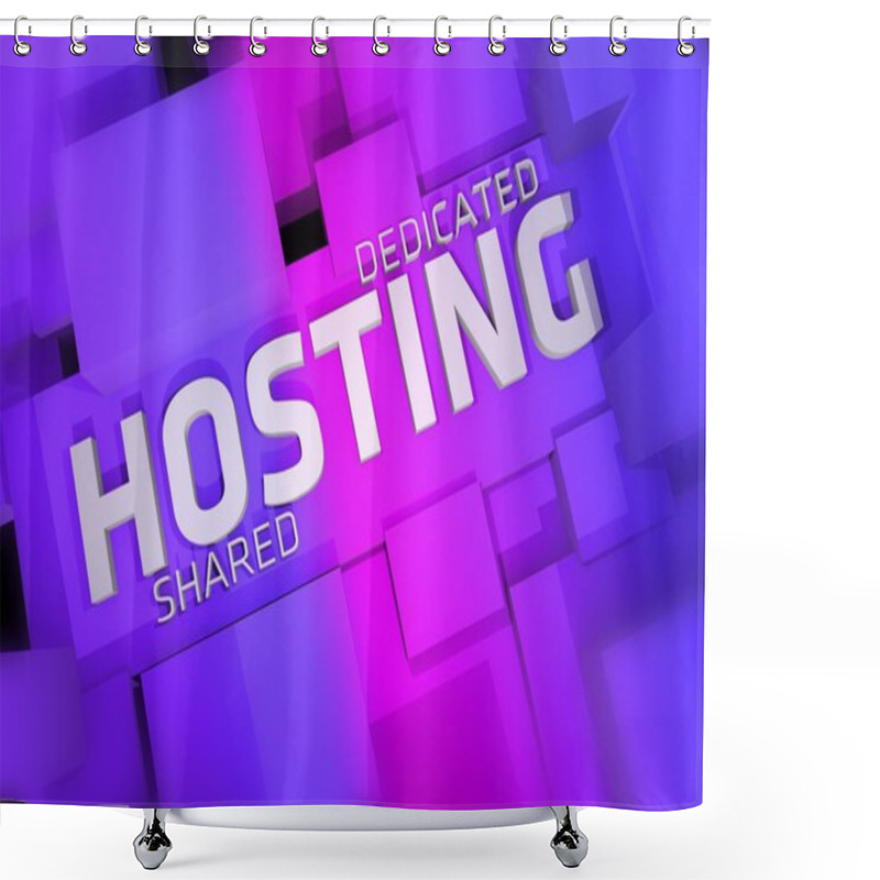 Personality  Hosting Theme Shower Curtains