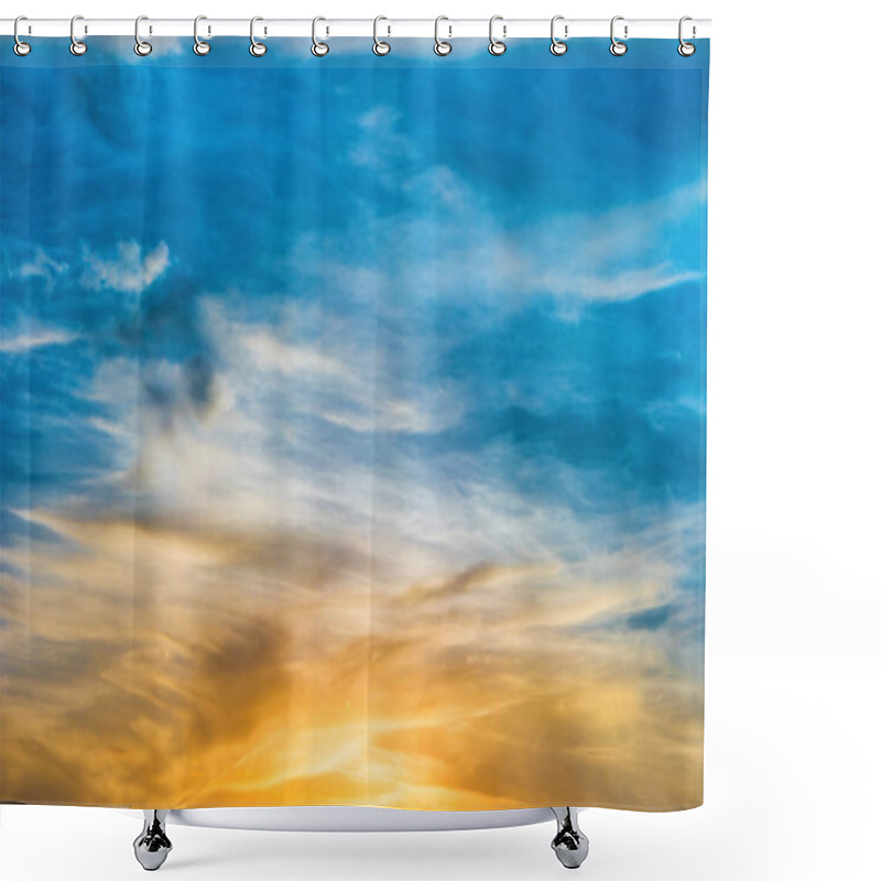 Personality  Beautiful Dramatic Sunset Shower Curtains