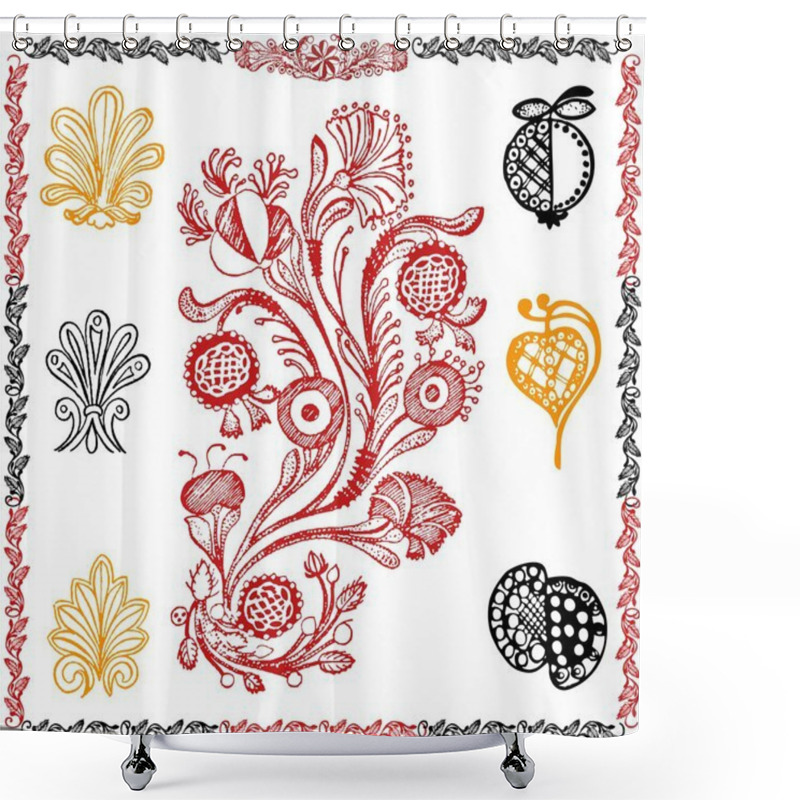 Personality  Traditional Motif Collection Shower Curtains