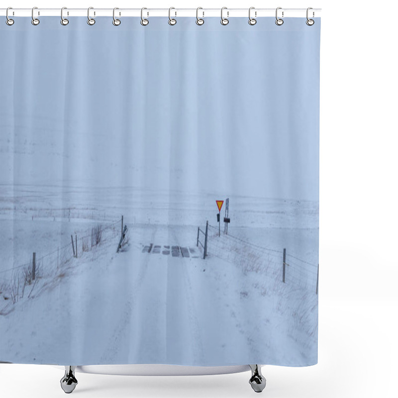 Personality  Beautiful Winter Landscape  Shower Curtains