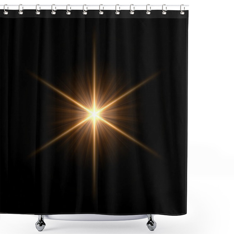 Personality  Beautiful Star Shower Curtains