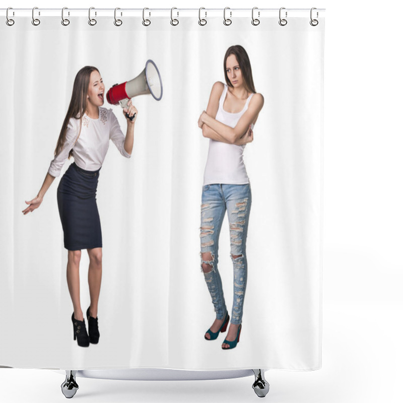 Personality  Quarrel Shower Curtains