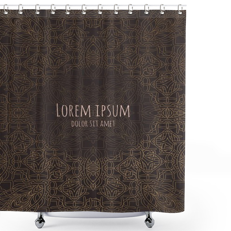 Personality  Ornamental Business Cards Shower Curtains