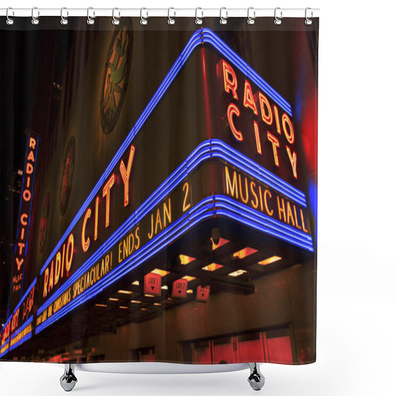 Personality  Radio City Music Hall At Christmas. Shower Curtains