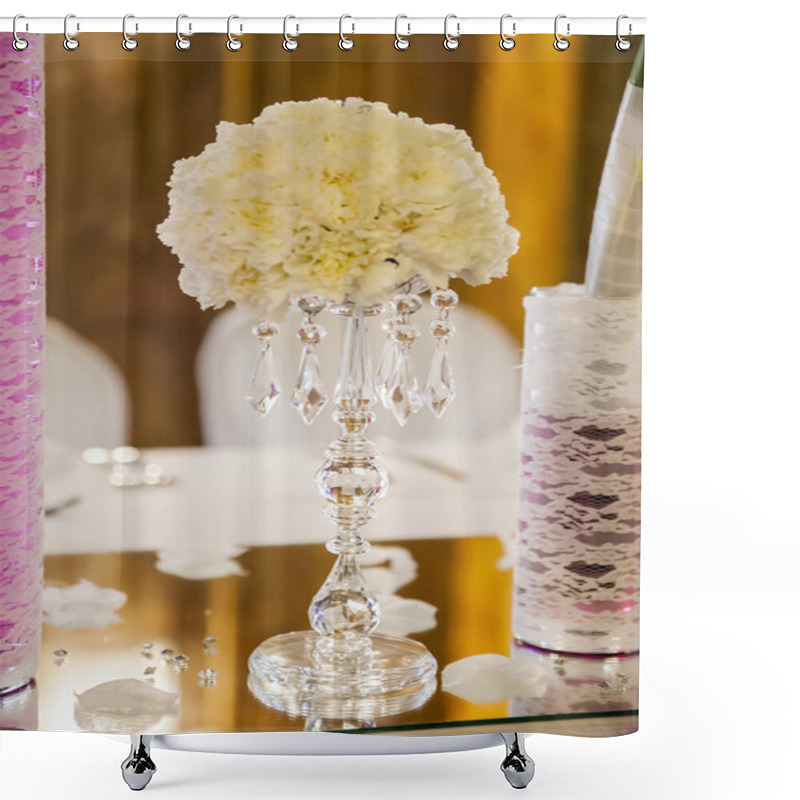 Personality  Wedding Table Shower Curtains