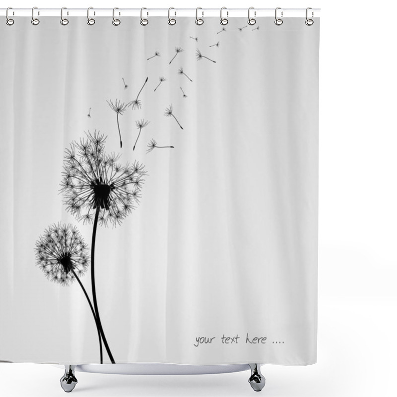 Personality  Dandelions Shower Curtains