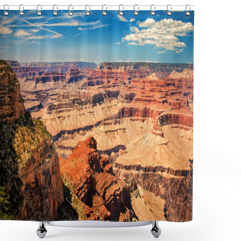 Personality  Grand Canyon Sunny Day With Blue Sky Shower Curtains