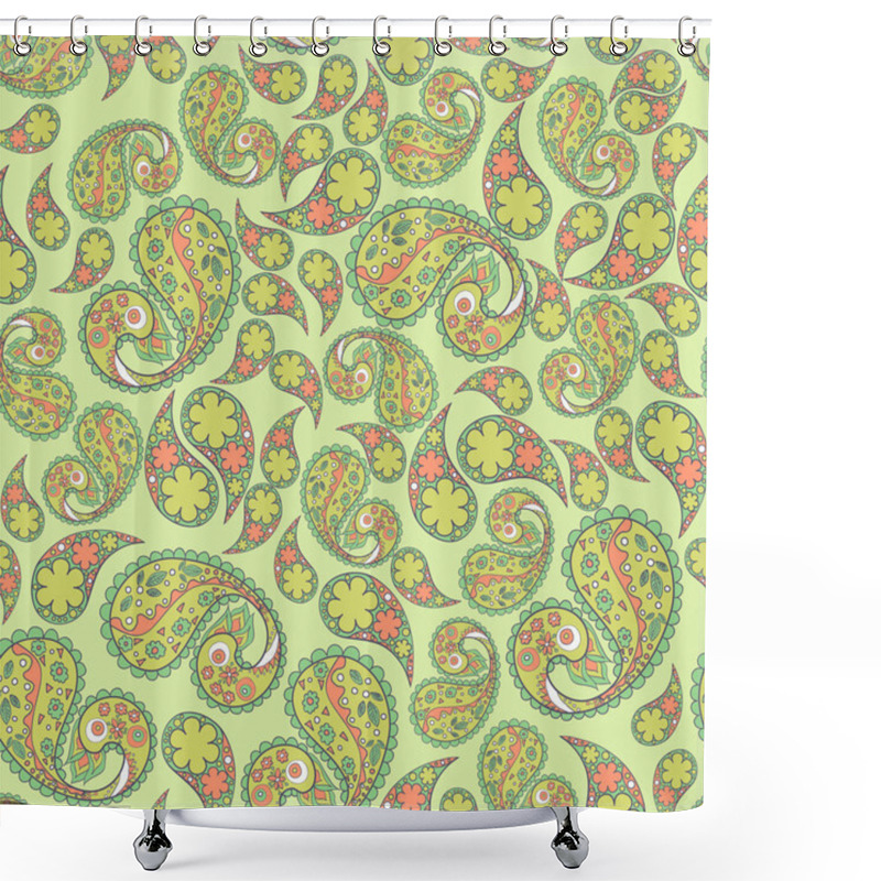 Personality  Paisley Pattern Shower Curtains