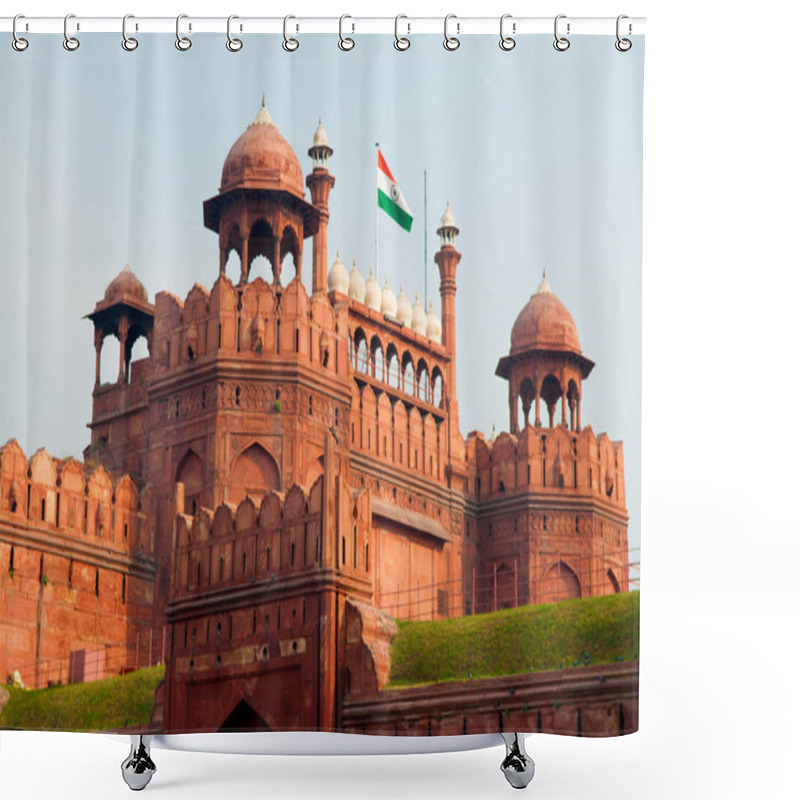 Personality  Red Fort India Shower Curtains