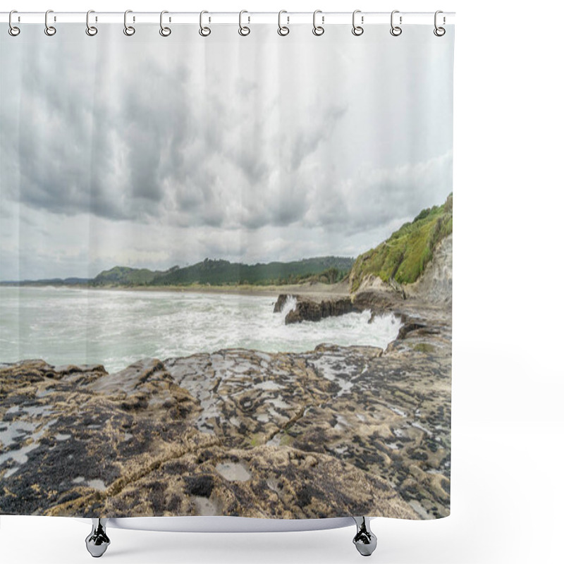 Personality  Seashore Shower Curtains