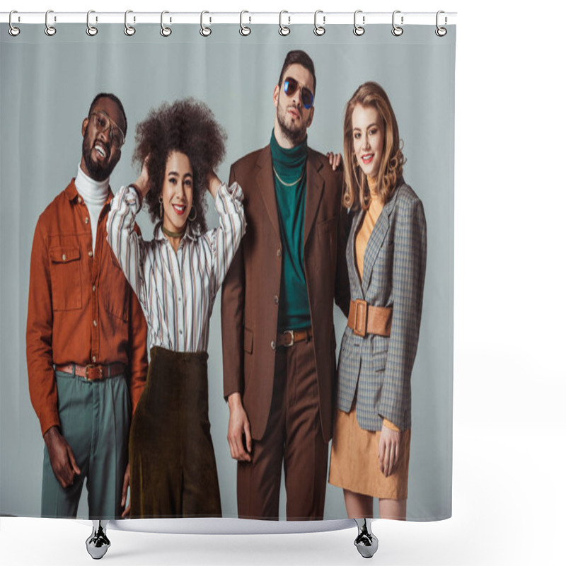 Personality  Retro Shower Curtains