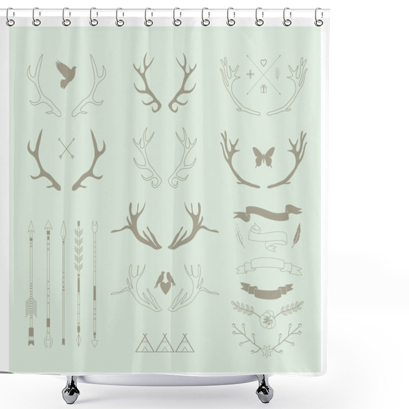 Personality  Decor Elements Background Shower Curtains