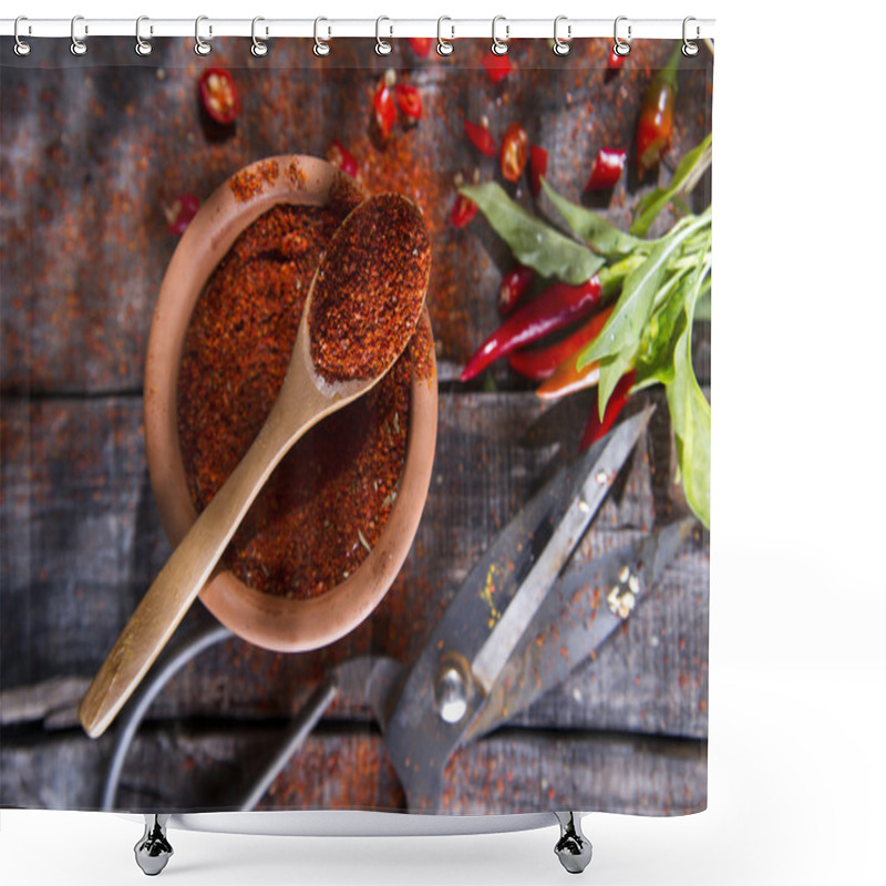 Personality  Chili Powder  Shower Curtains