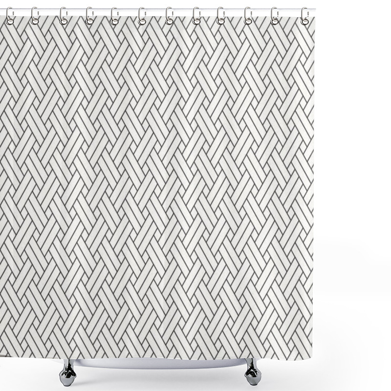 Personality  Seamless Pattern Background With Geometric Shapes Shower Curtains