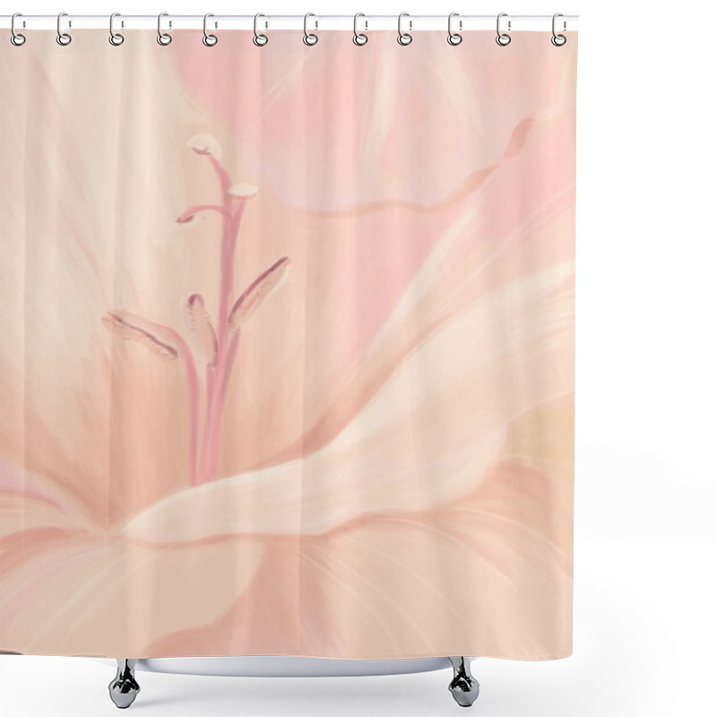 Personality  Painting Gladiolus Shower Curtains