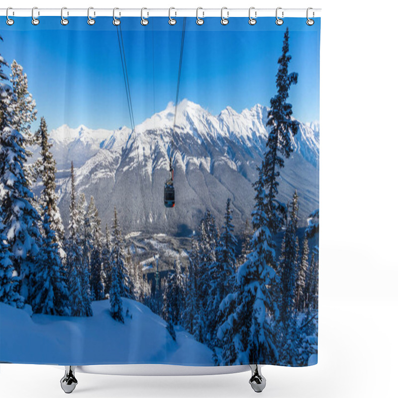 Personality  The Banff Sightseeing Gondola Is Located Just 5 Minutes From The Town Of Banff, On The Shoulder Of Sulphur Mountain, In The Heart Of The Canadian Rockies Shower Curtains