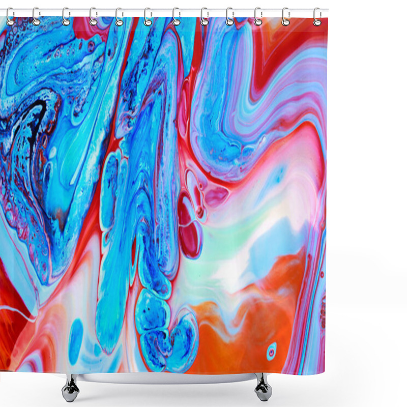 Personality  Abstract Paint Background Shower Curtains