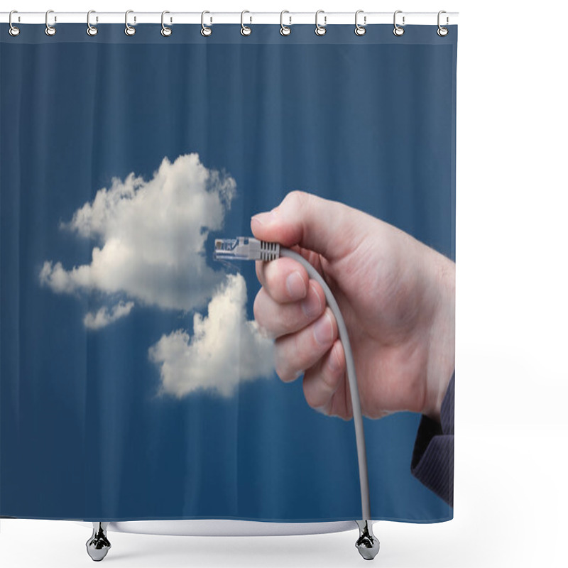 Personality  Cloud Computing Shower Curtains