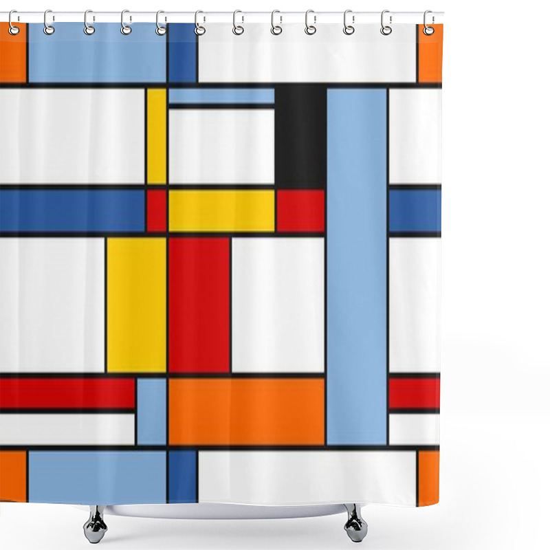 Personality  Simple Modern Art Shower Curtains