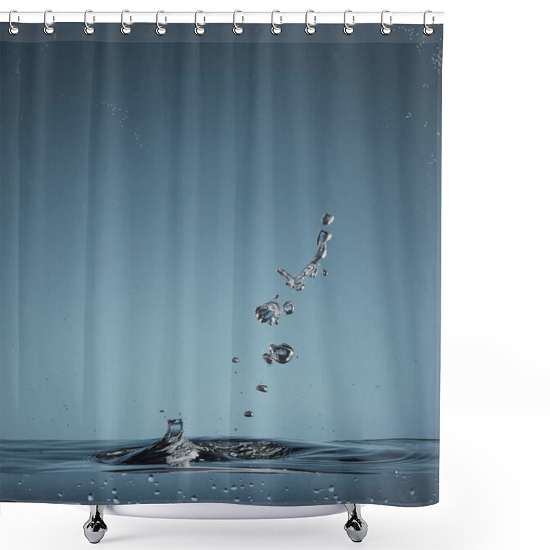 Personality  Water Surface, Under The Ocean, And Under The Lake Wallpaper For Product Presentation Displays  Shower Curtains