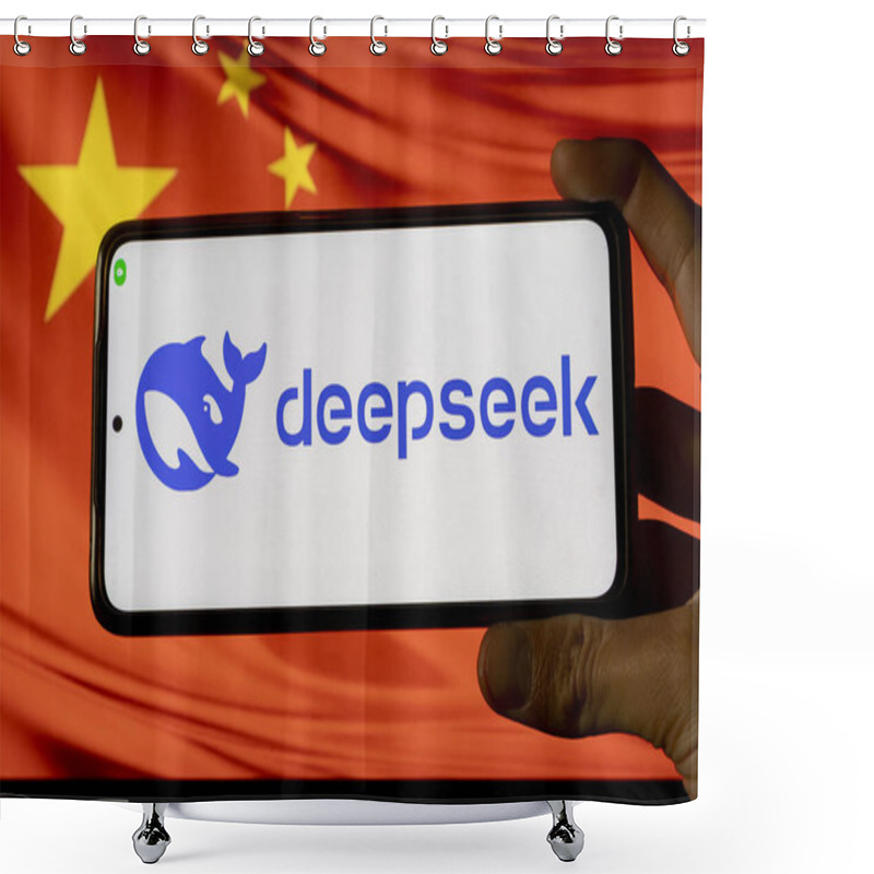 Personality  DeepSeek. Artificial Intelligence. CHATGPT. Artificial Intelligence Chat Created By The Company Of The Same Name. Application Design. Shower Curtains