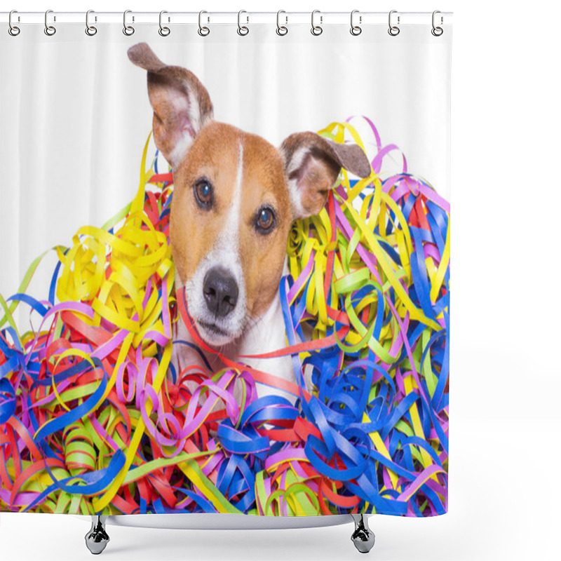 Personality  Happy Birthday  Dog Celeberation Shower Curtains