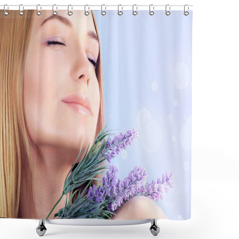 Personality  Lavender Spa Aromatherapy Shower Curtains