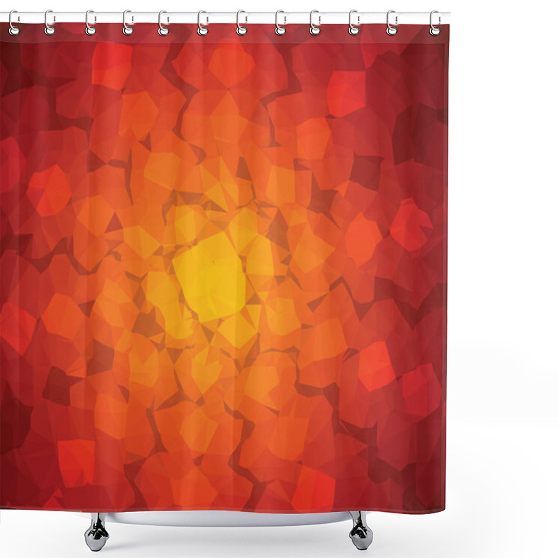 Personality  Background Abstract Triangle Geometry Pattern Star Flower Art Shower Curtains