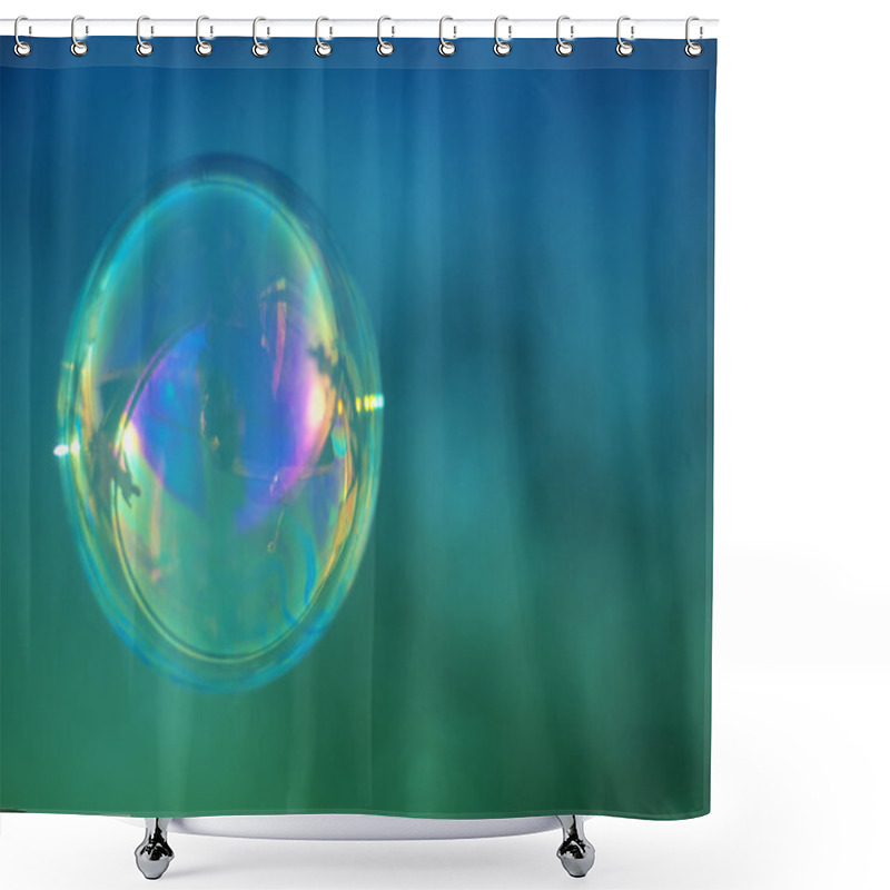 Personality  Single Soap Bubble Shower Curtains