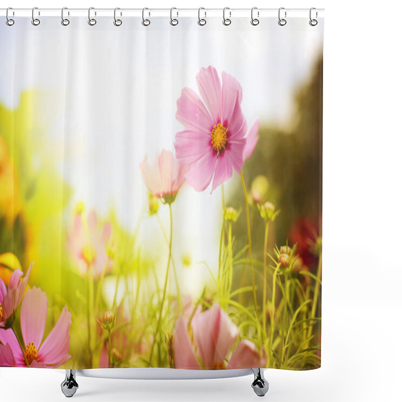 Personality  Flower Field Shower Curtains