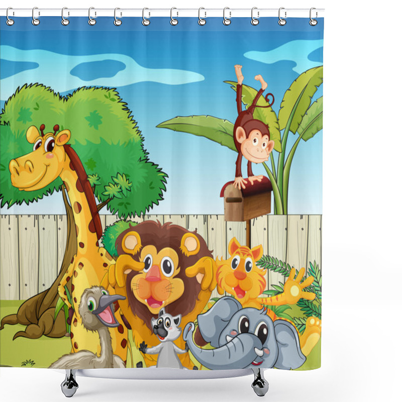 Personality  Different Kinds Of Animals Shower Curtains