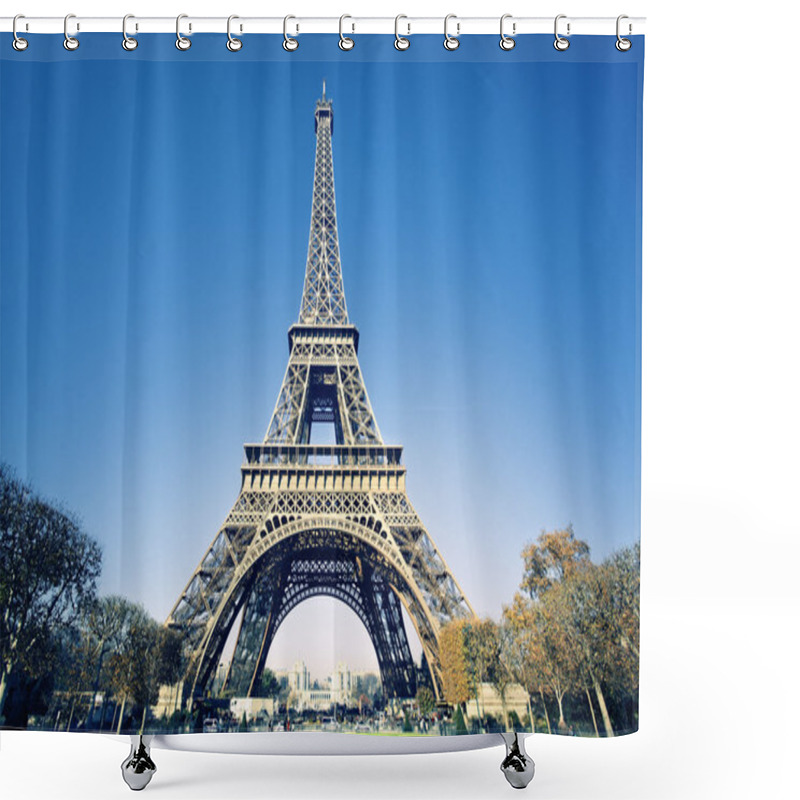 Personality  View Of Eiffel Tower Shower Curtains