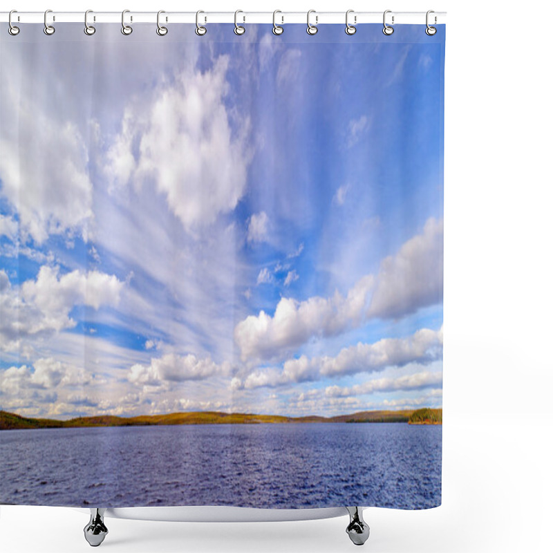 Personality  Dramatic Skies In The Boundary Waters Shower Curtains