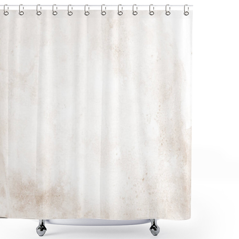 Personality  Watercolor Background With Sand Splashes For Artistic Banner, Template Postcard Design. Abstract Water In Trendy Minimal Style With Tender Cuban Sandy-colored Ombre Painting. Watercolour Vintage Texture. Shower Curtains