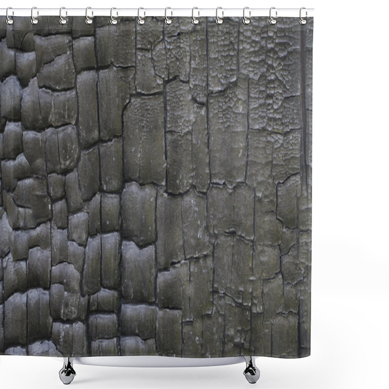 Personality  Burnt Wood Texture Shower Curtains