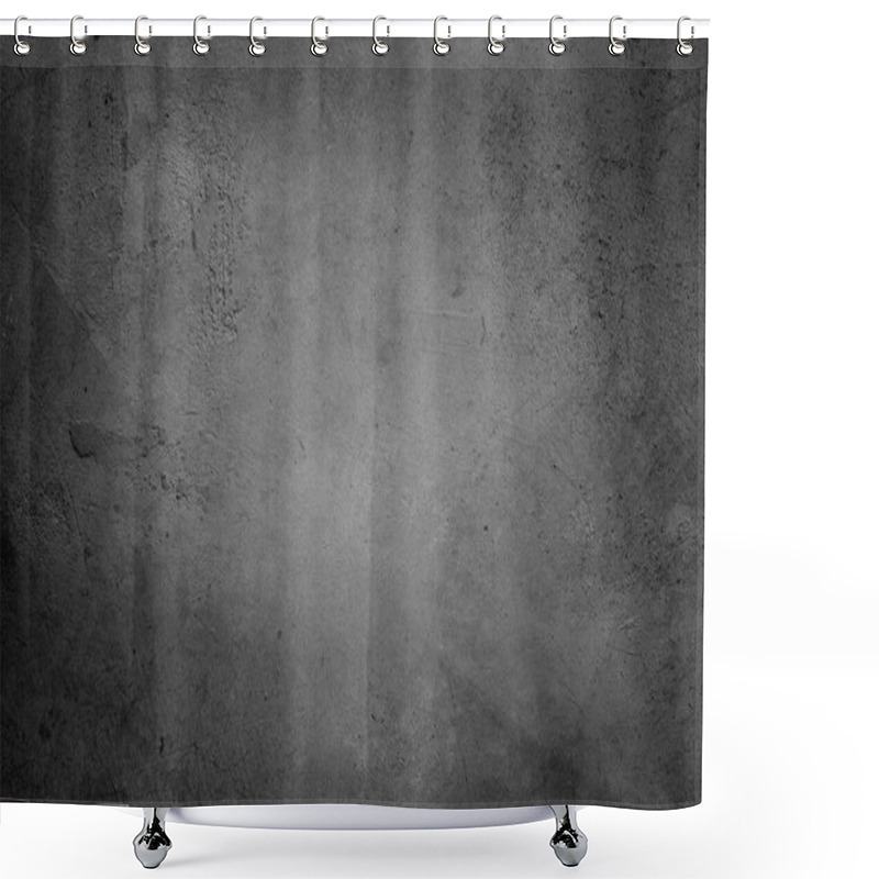 Personality  Close-up Of Grey Textured Background Shower Curtains