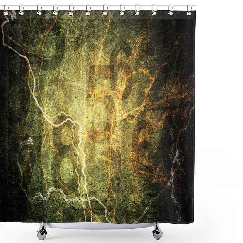 Personality  Numbers Background Shower Curtains