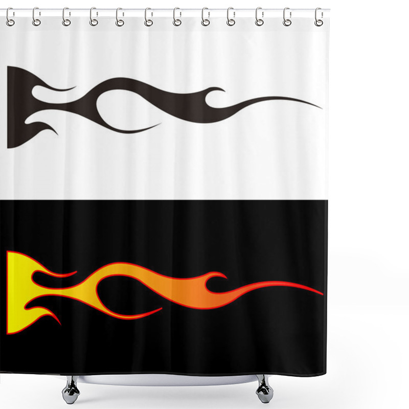 Personality  Car Tattoo6 Shower Curtains