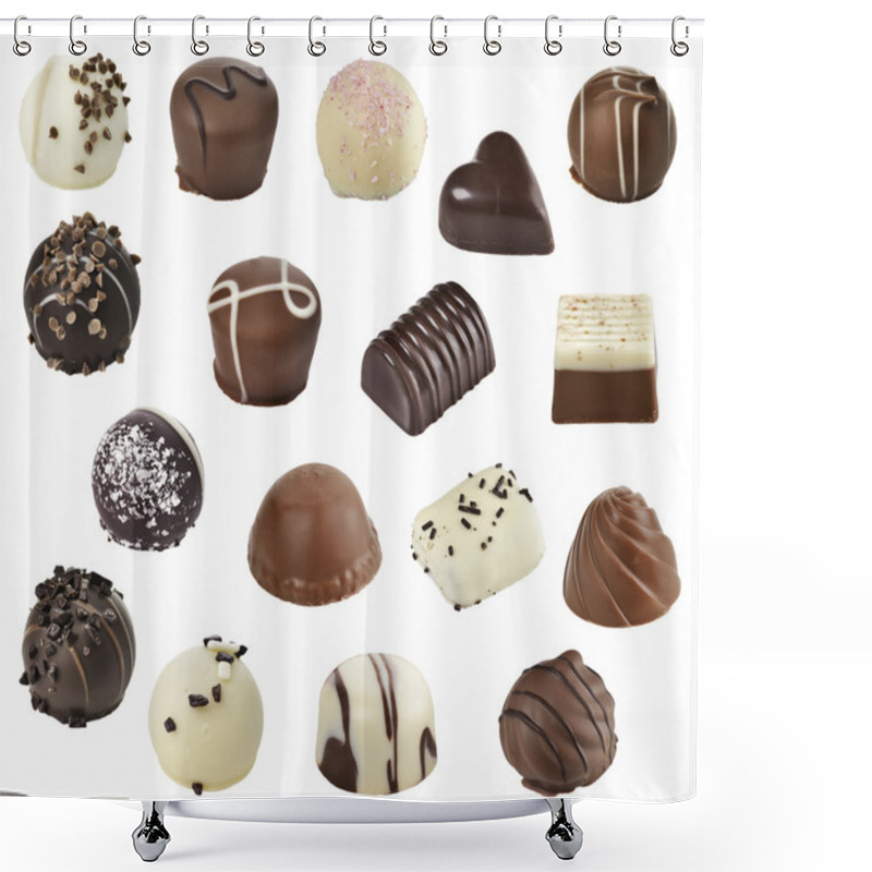 Personality  Chocolate Candies Shower Curtains