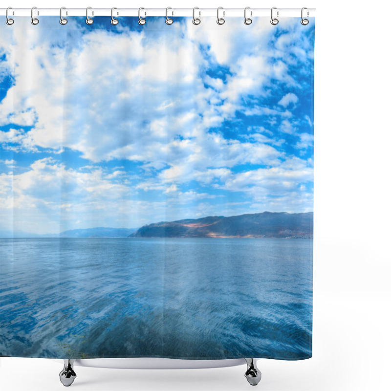 Personality  Lake Shower Curtains