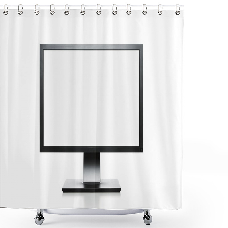 Personality  Blank PC Monitor With Path Shower Curtains