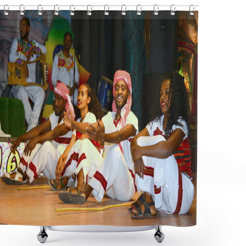 Personality  ETHIOPIA,REPRESENTATION OF ETHIOPIAN DANCES Shower Curtains